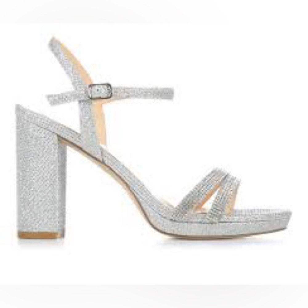 WOMEN'S AMERICAN Glitter GLAMOUR BADGLEY Mishka IRINA SPECIAL OCCASION SHOES - Picture 2 of 7